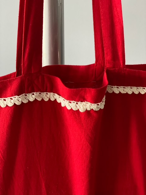 Urban Upcycled İyi Kalpli Sürdürülebilir Moda ve Sürdürülebilir Yaşam | Vintage Dantelli Bez Çanta