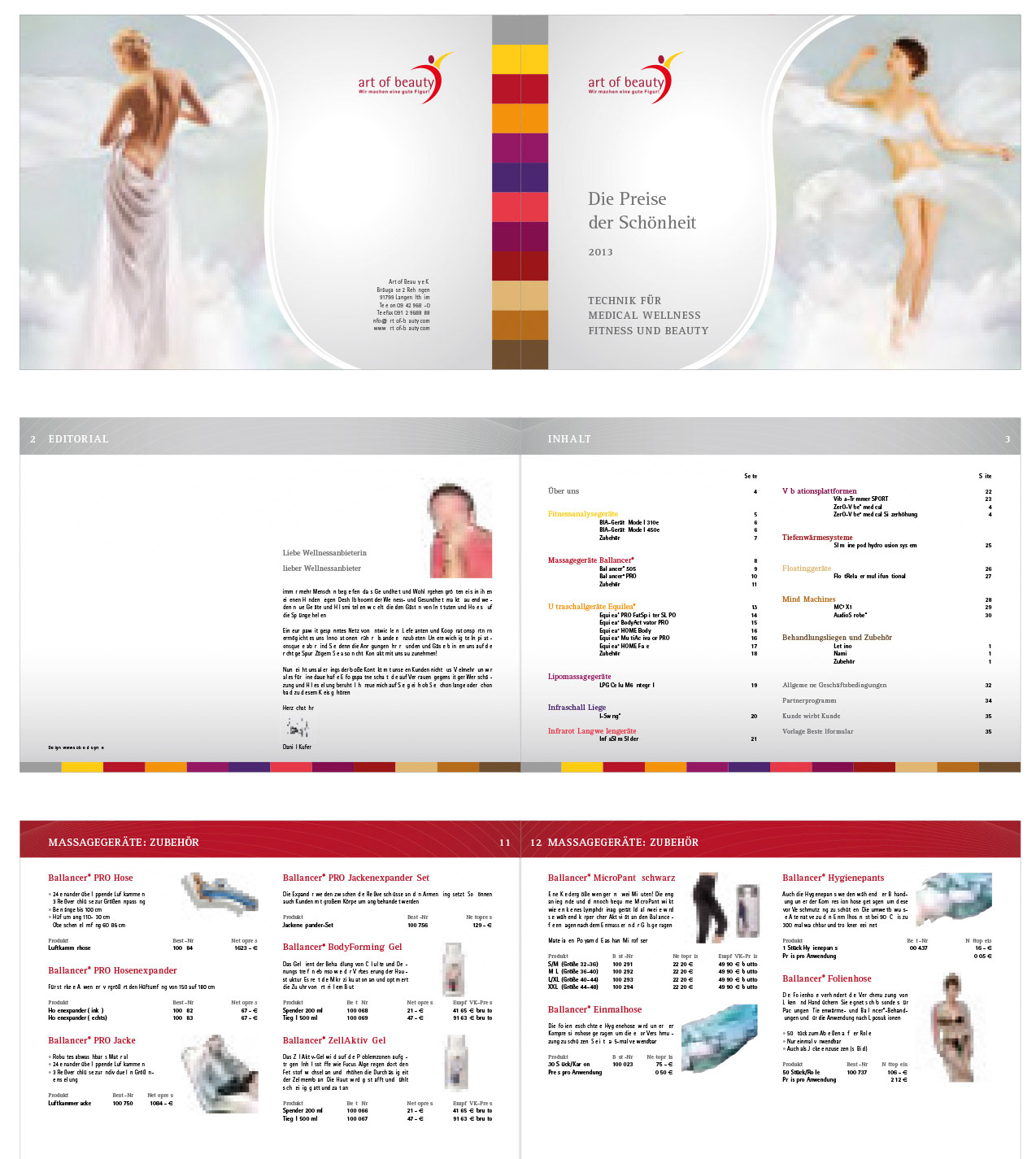 Produkt-Katalog Beauty-Geräte