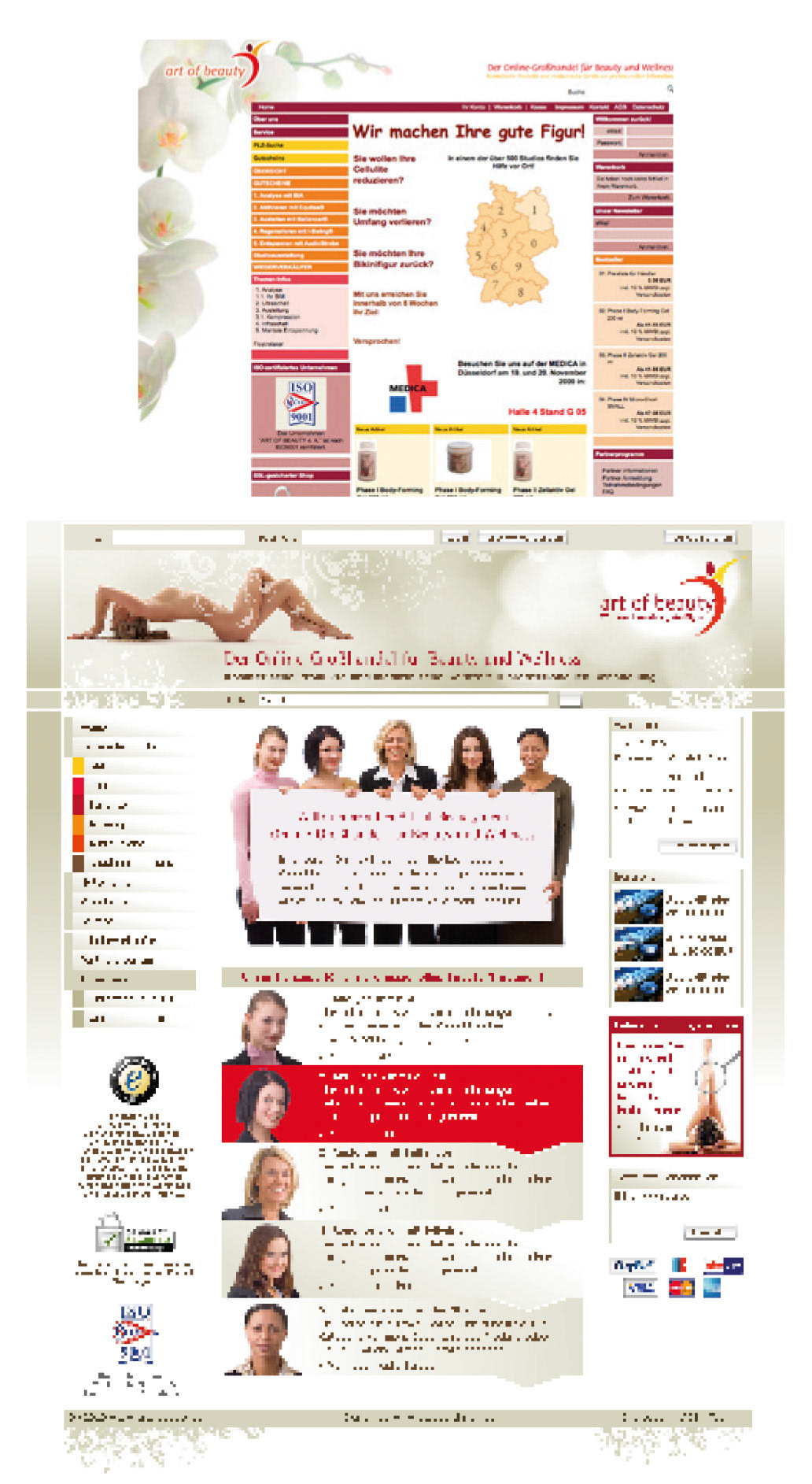 ReDesign Beauty-Geräte Online-Shop