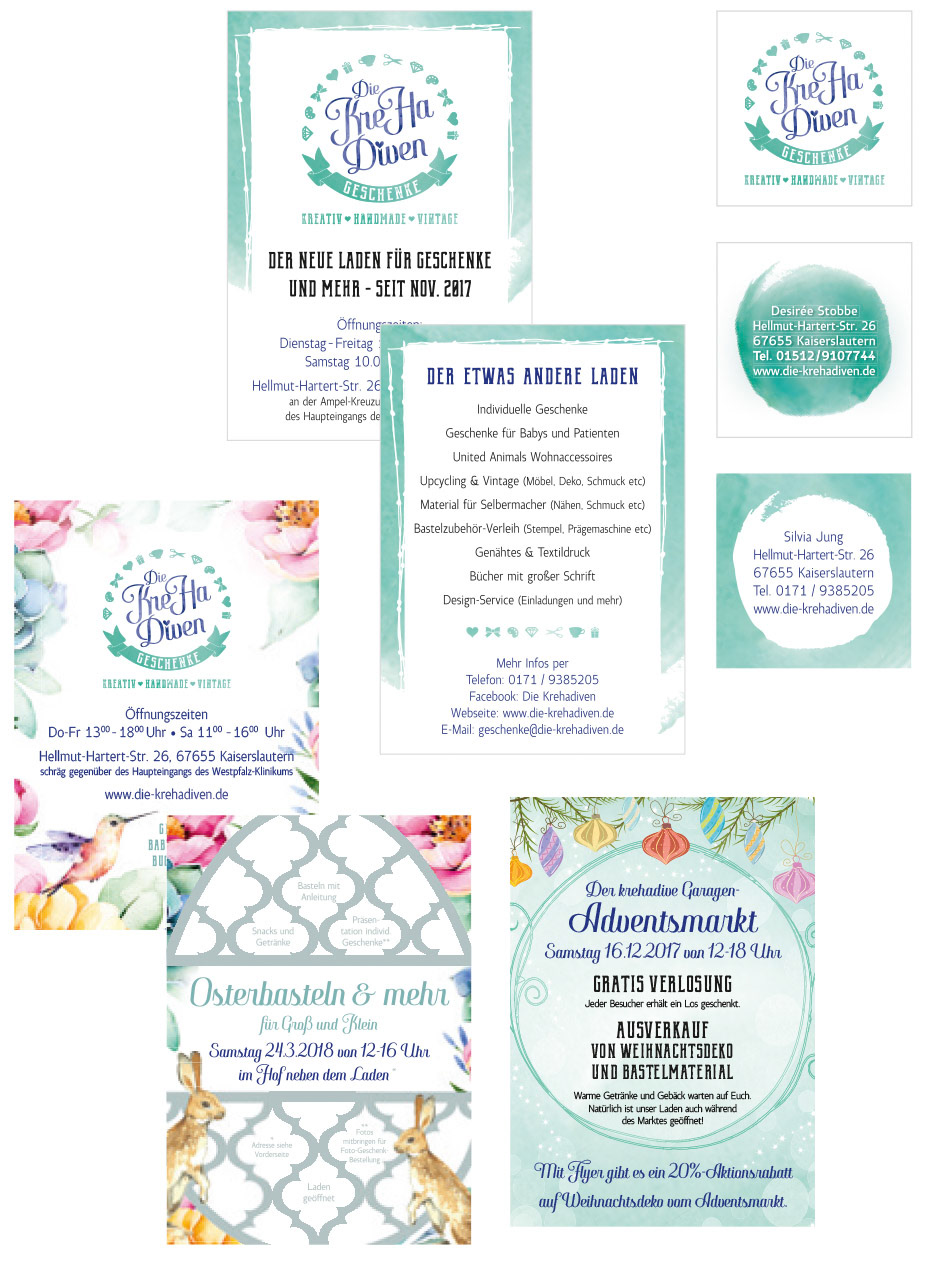 Corporate Design Geschenkeladen