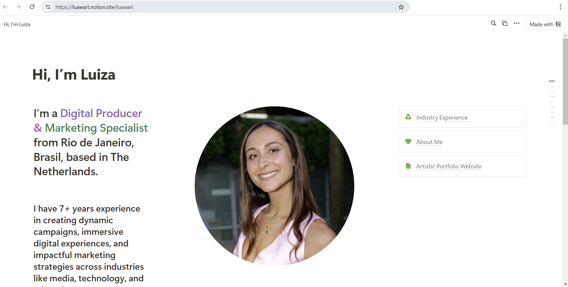 Click for Business Portfolio