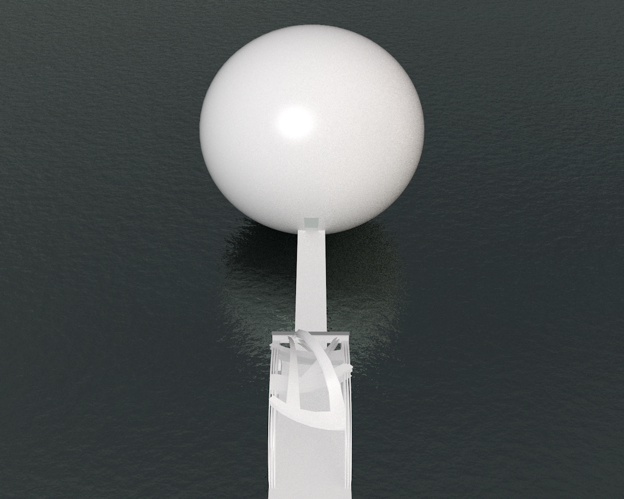 Second Environment Sketch : Early version of final environment - Top View