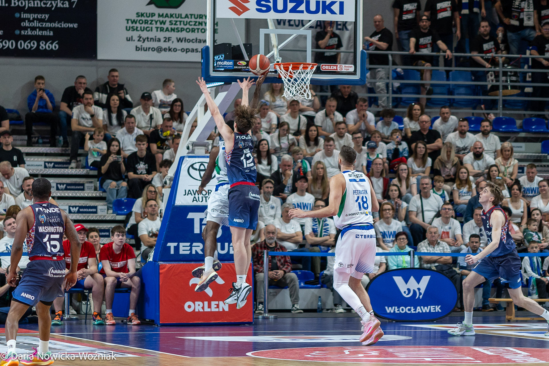 mecz koszykówki Anwil Włocławek - Twarde Pierniki Toruń