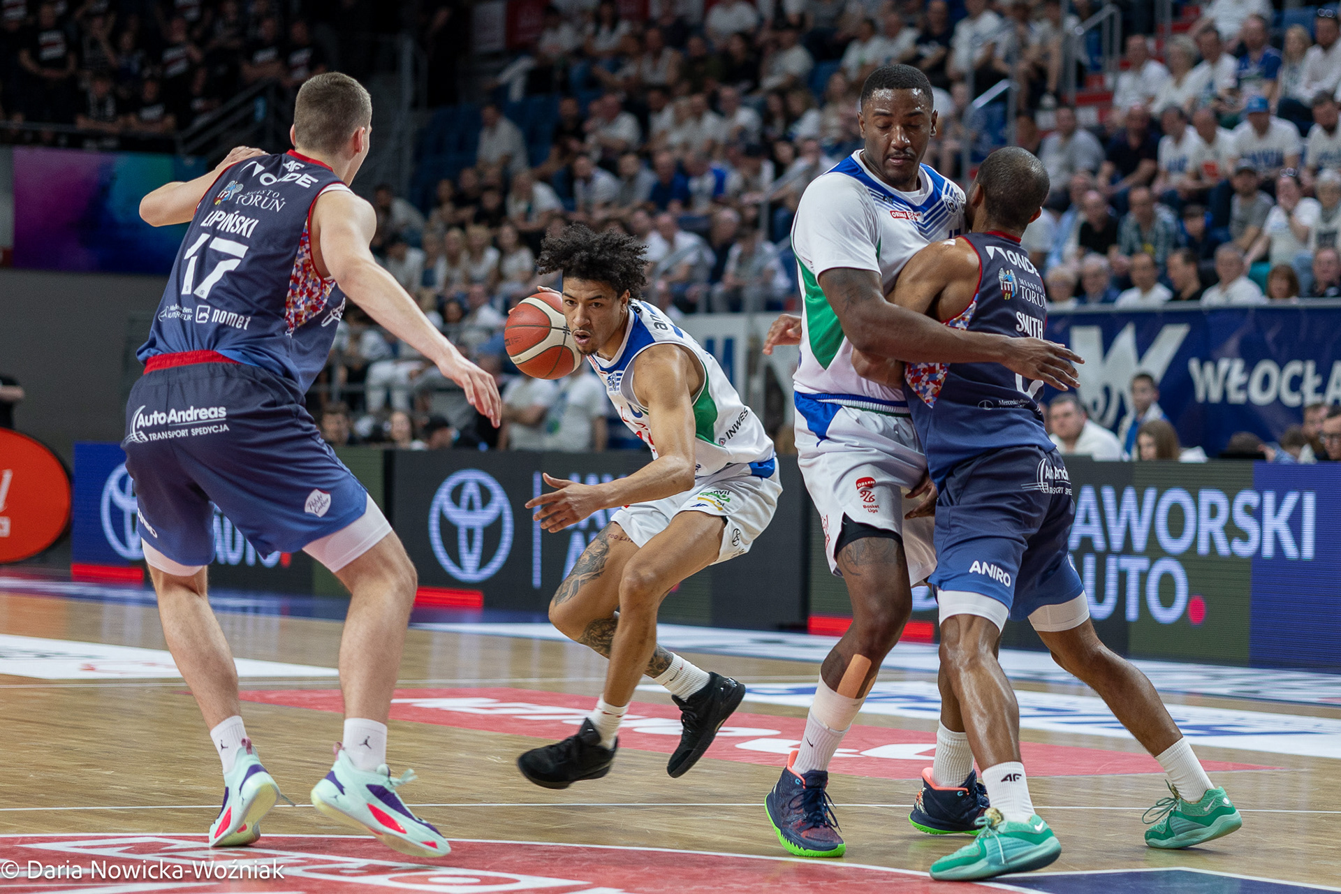 mecz koszykówki Anwil Włocławek - Twarde Pierniki Toruń