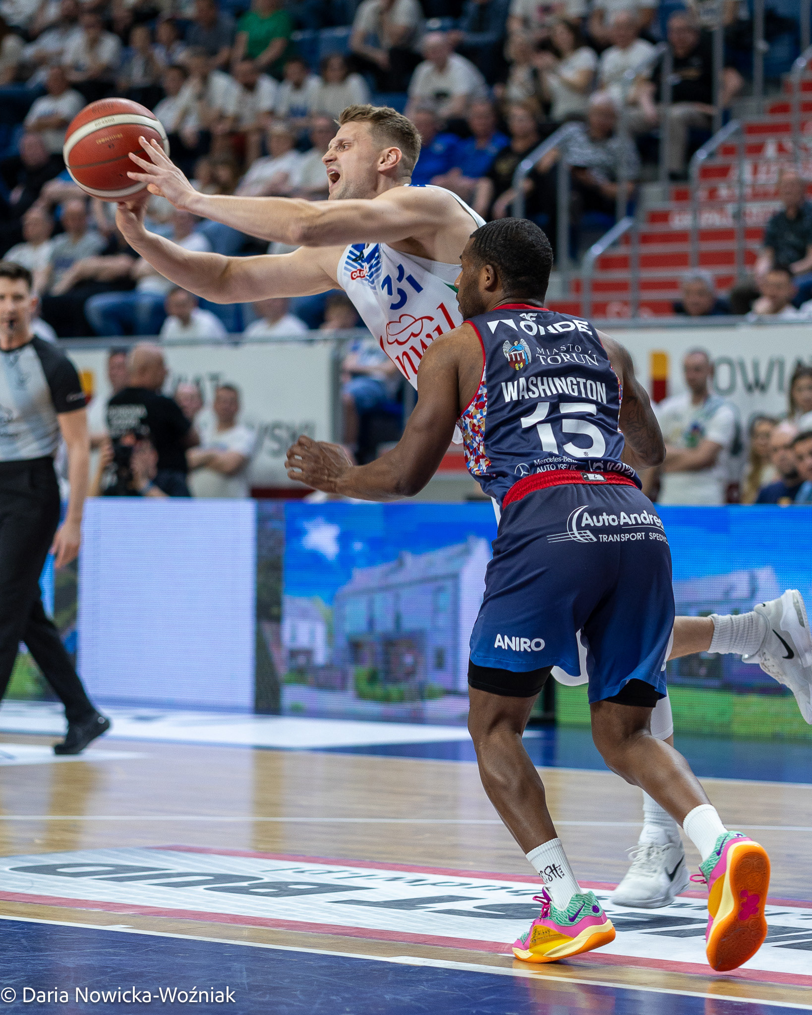 mecz koszykówki Anwil Włocławek - Twarde Pierniki Toruń