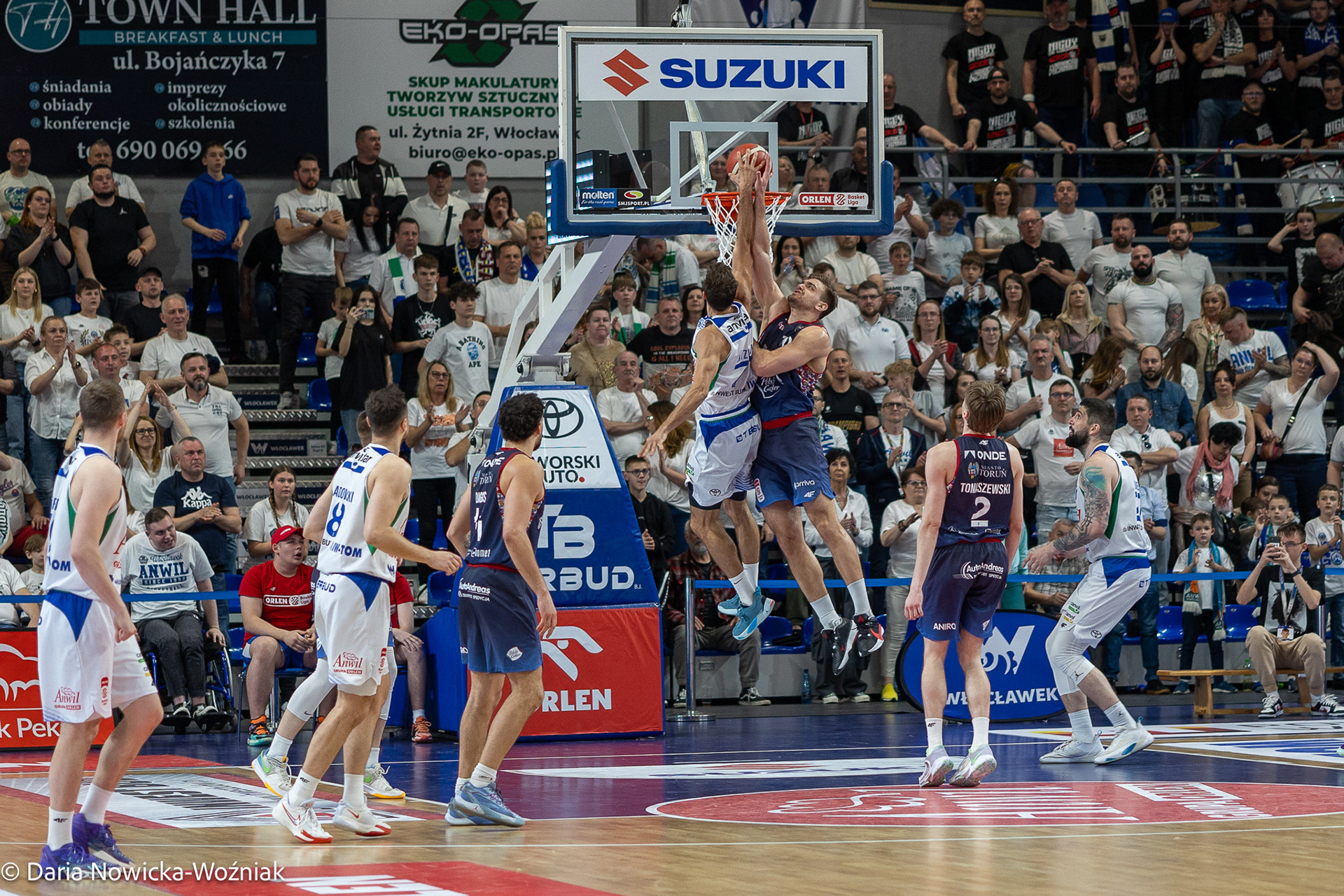 mecz koszykówki Anwil Włocławek - Twarde Pierniki Toruń