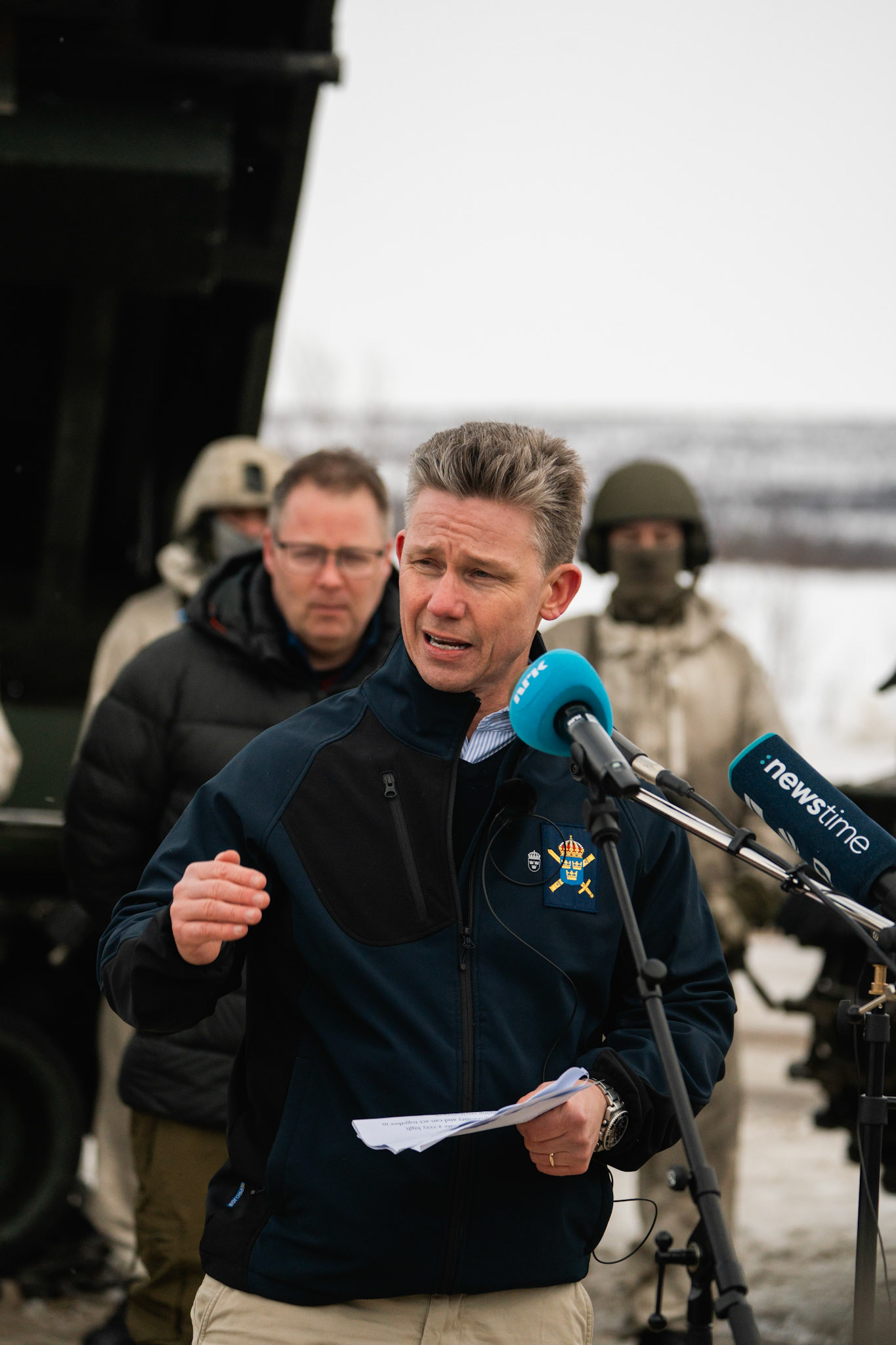 Pål Johnson, Defence Minister of Sweden