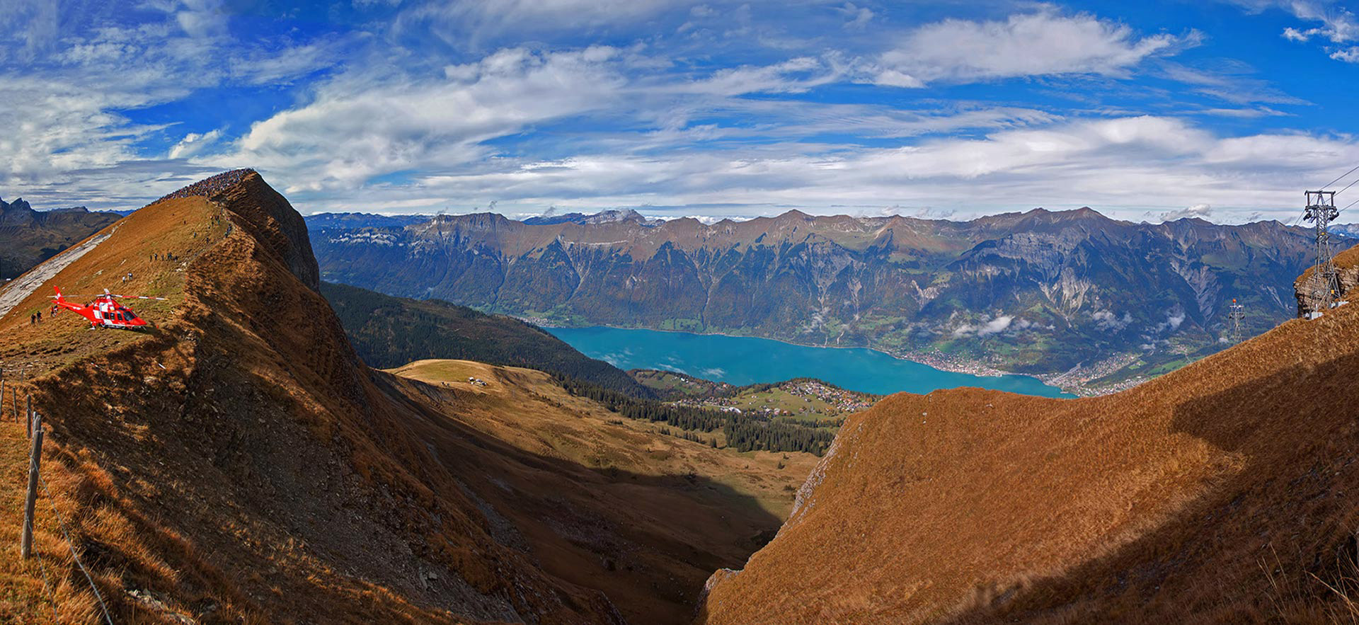 Brienzsee and 'Rega' . Axalp, Switzerland.