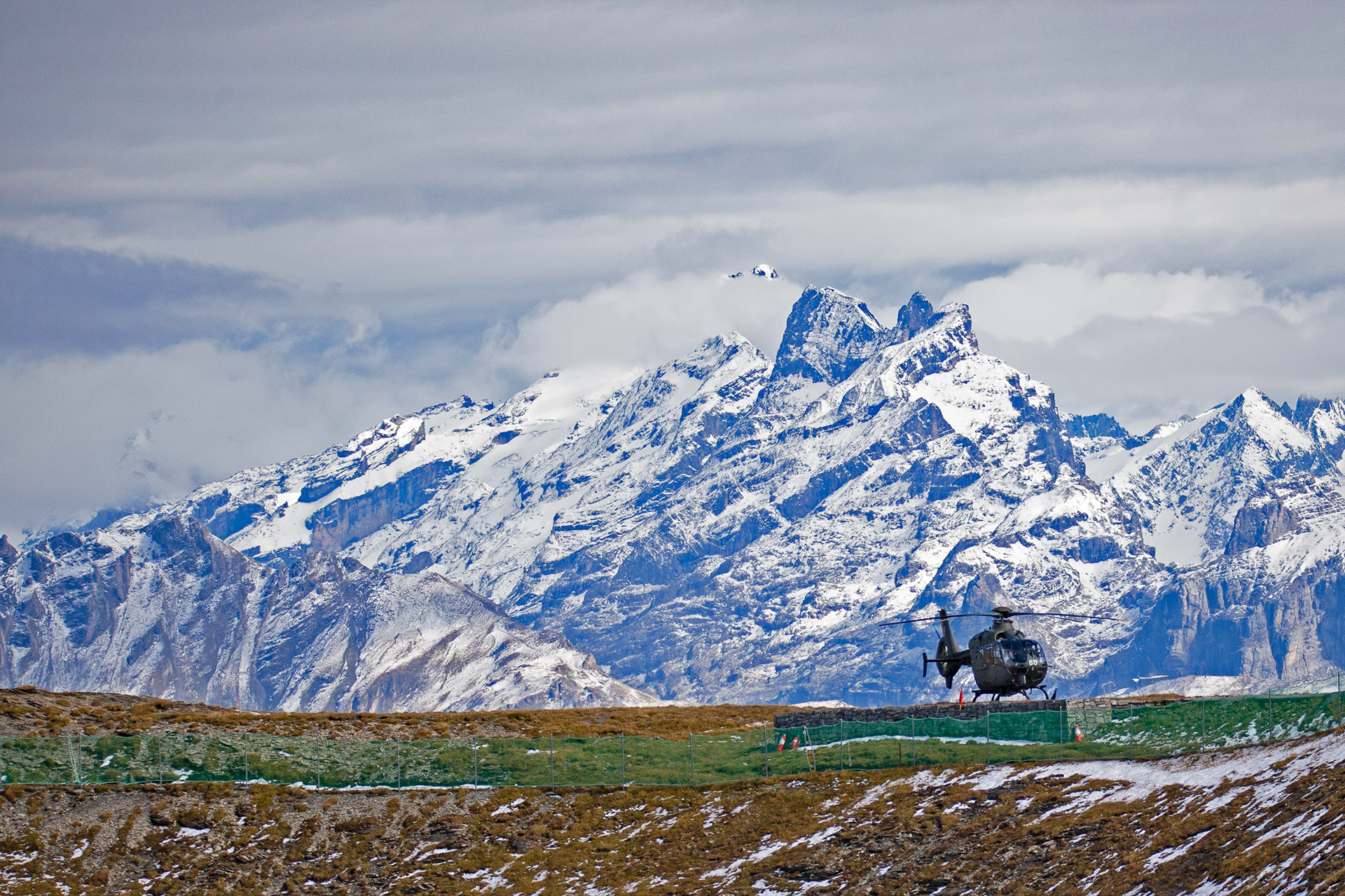 Eurocopter EC 635P2+. Axalp, Switzerland.