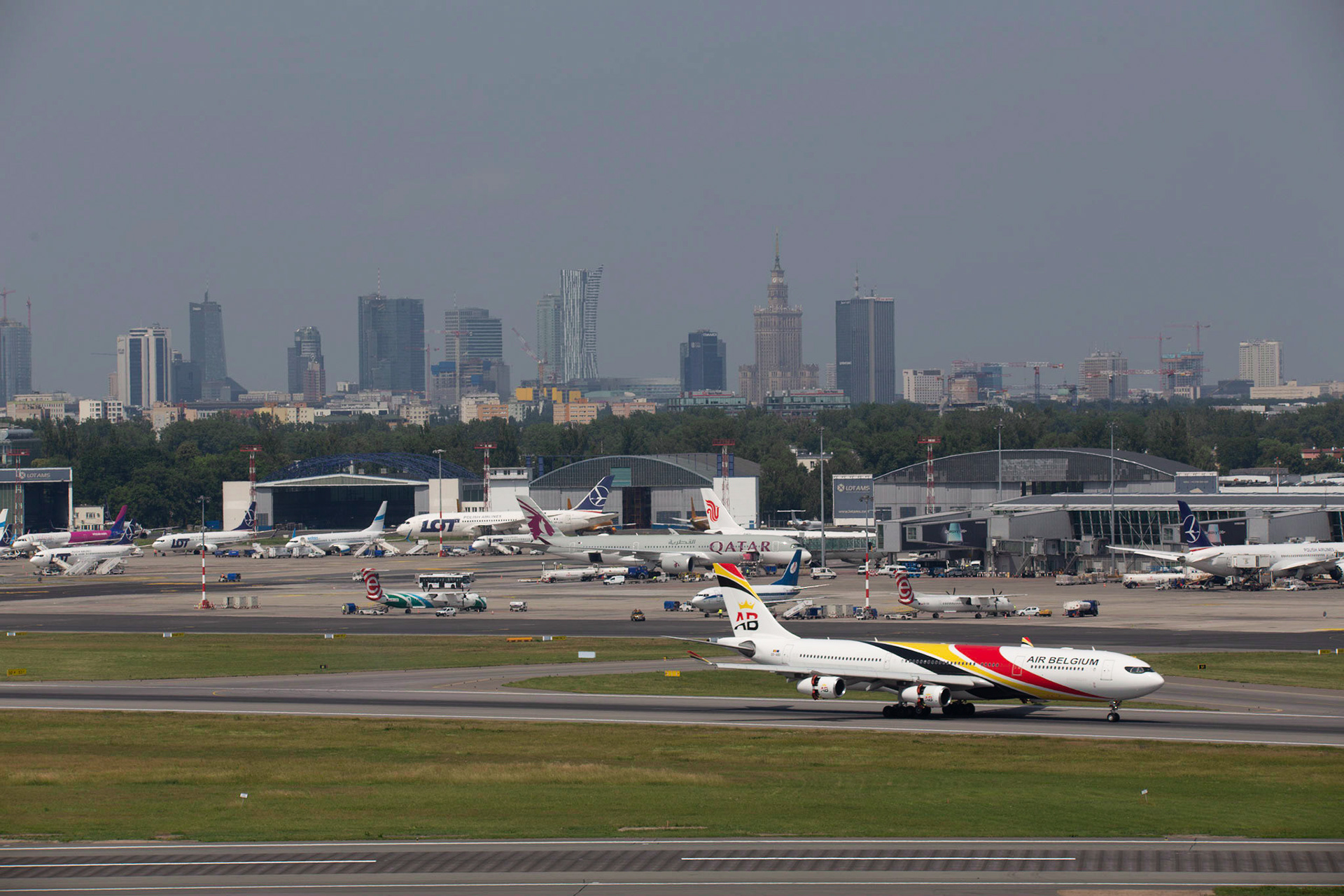 Chopin Airport. Warsaw, Poland.