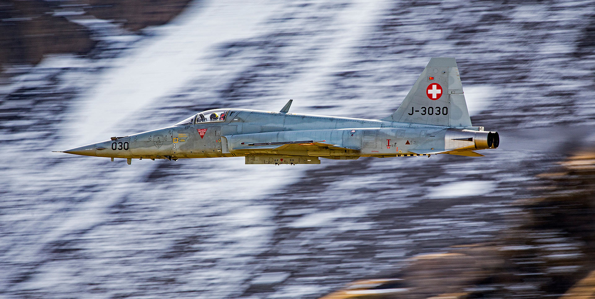 Northrop F-5E Tiger II. Axalp, Switzerland.