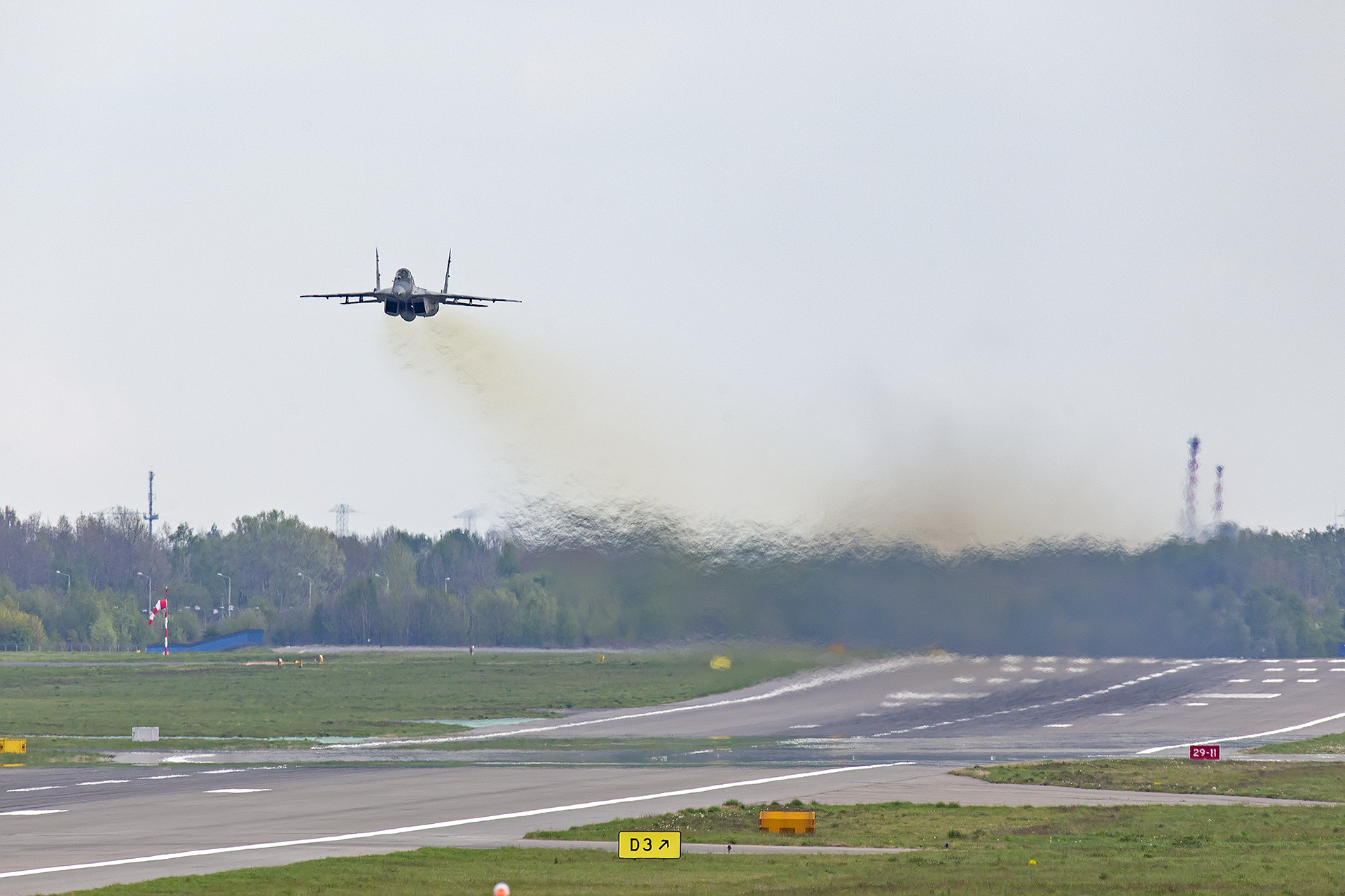 MIG-29 in Warsaw. Poland.