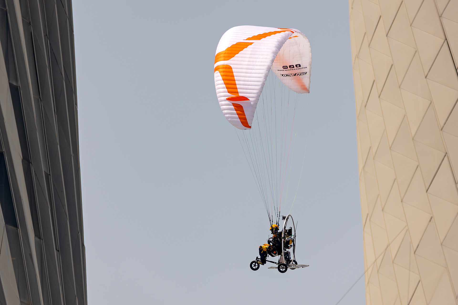 Phoenix Paramotor Display Team in Lusail, Qatar