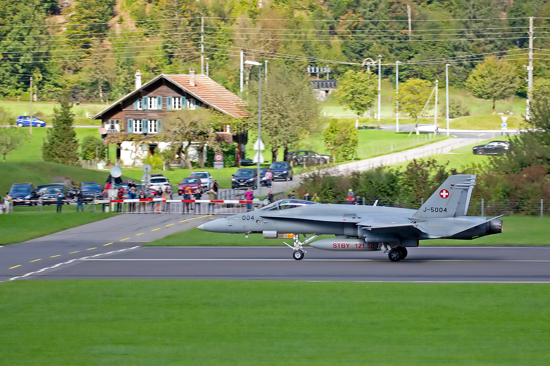 McDonnell Douglas F/A-18C Hornet.  Meiringen, Switzerland.
