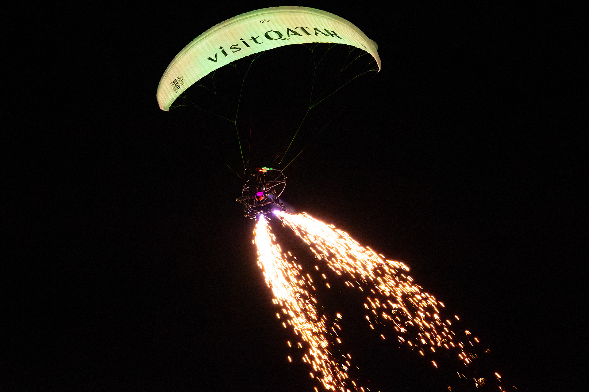 Phoenix Paramotor Display Team in Lusail, Qatar
