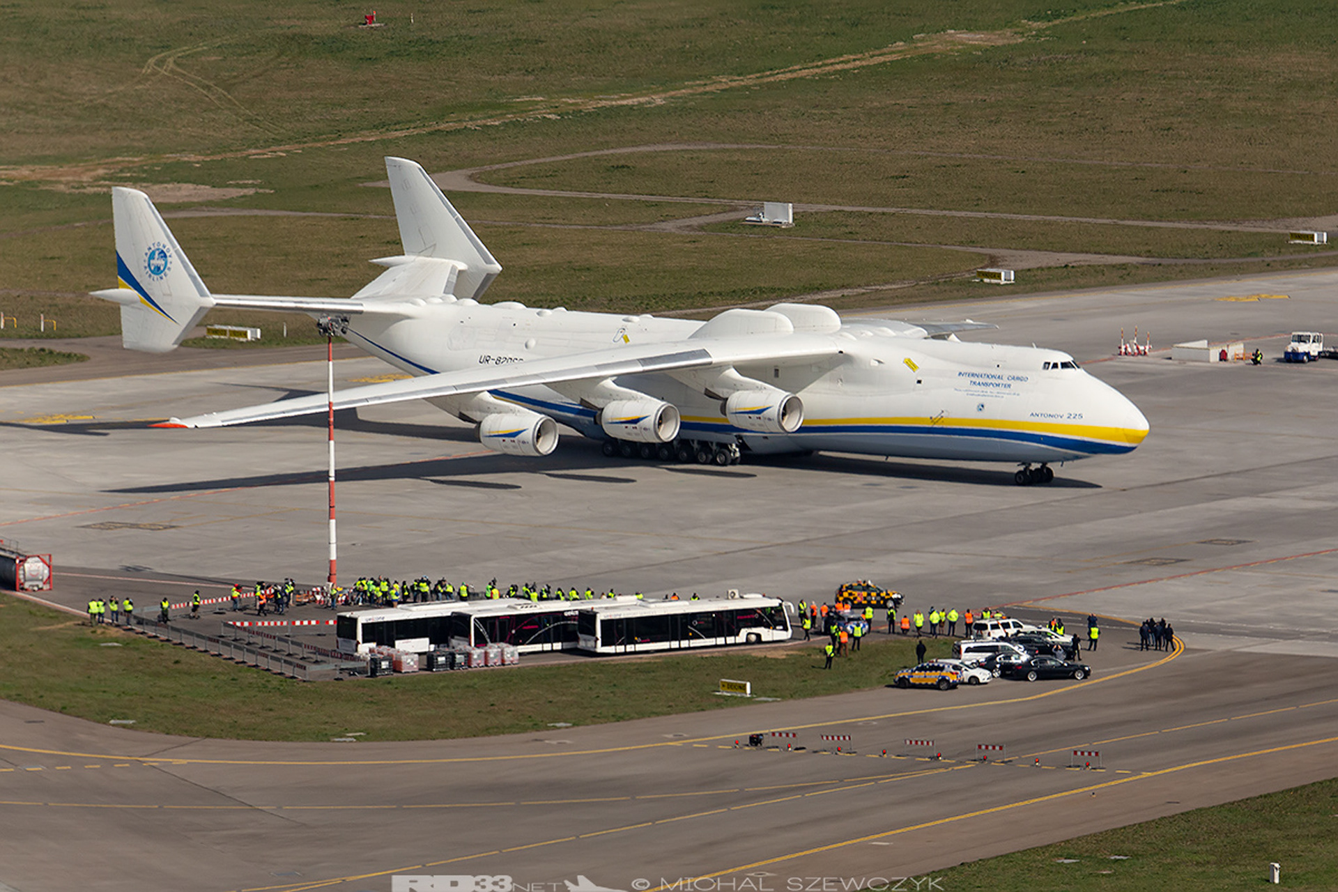 An-225 Mriya. Warsaw, Poland.