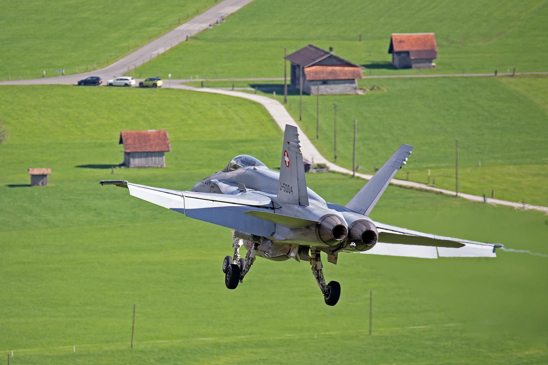 McDonnell Douglas F/A-18C Hornet.  Meriringen, Switzerland.