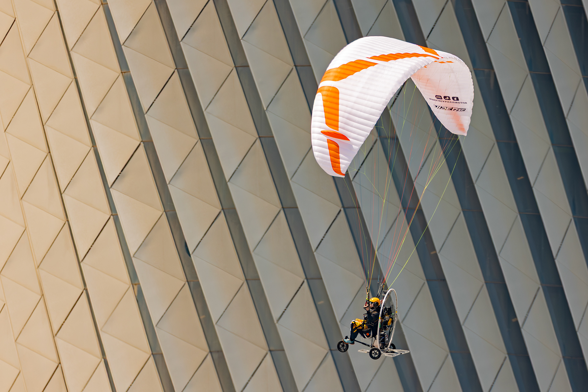 Phoenix Paramotor Display Team in Lusail, Qatar