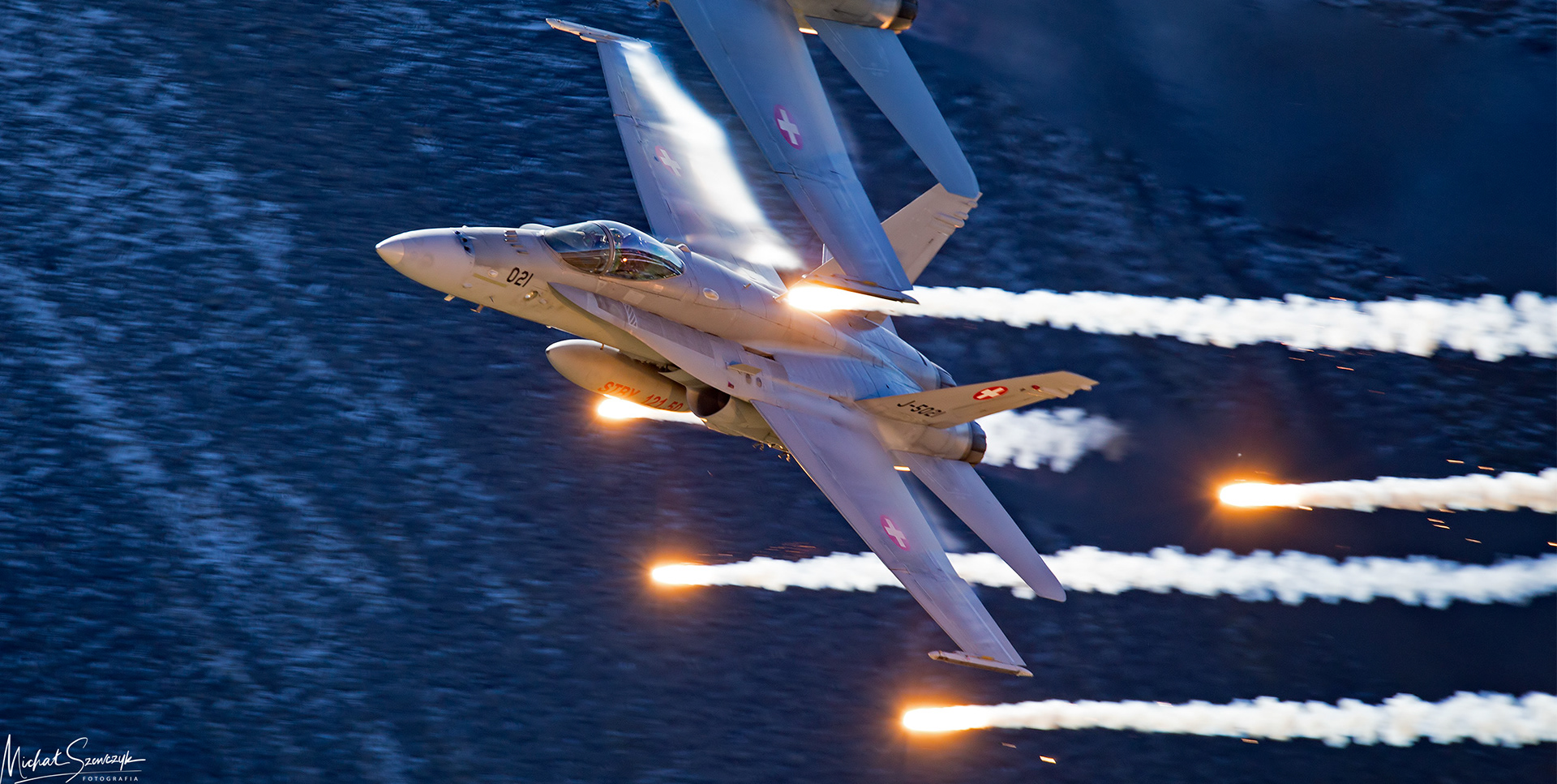 McDonnell Douglas F/A-18C Hornet. Axalp, Switzerland.