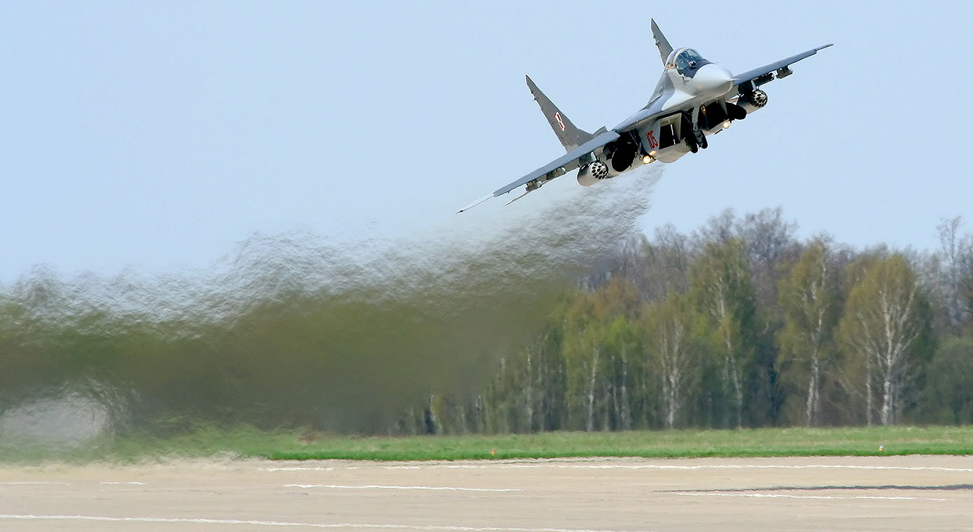 Mikoyan-Gurevich MiG-29 Fulcrum. Mińsk Mazowiecki, Poland.