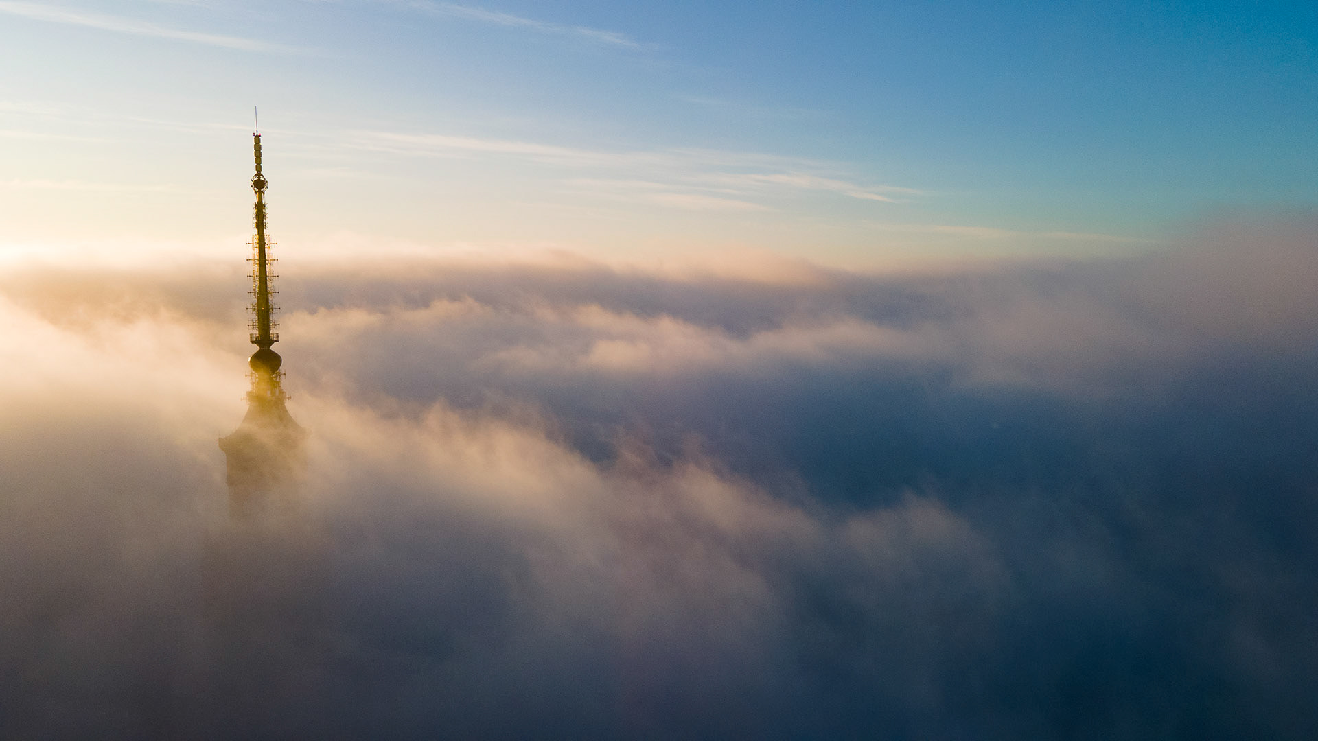 Palace of Culture and Science in Warsaw, Poland.