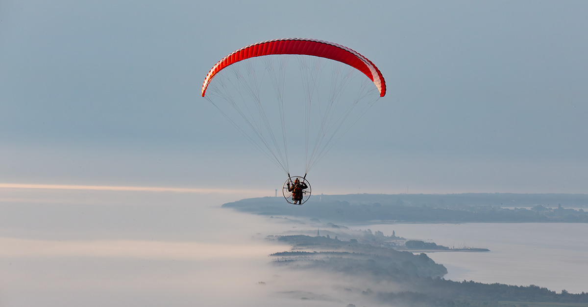 Miki over Hel penisula, Poland