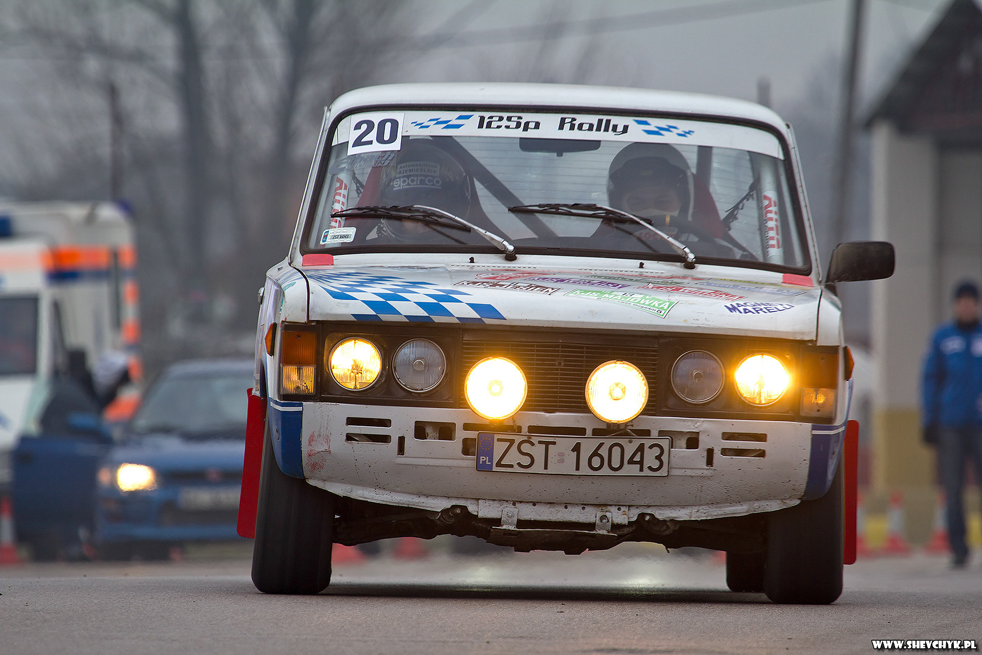 Fiat 125p Rally. Słomczyn, Poland.