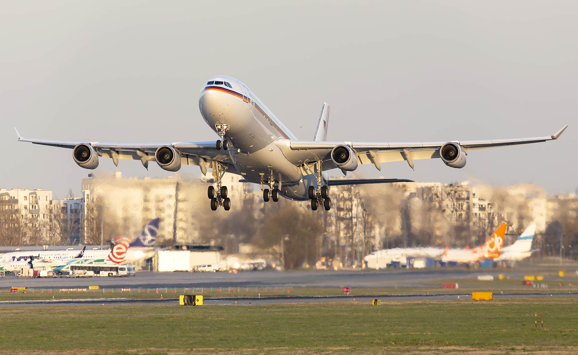 Aibus 340. Warsaw, Poland