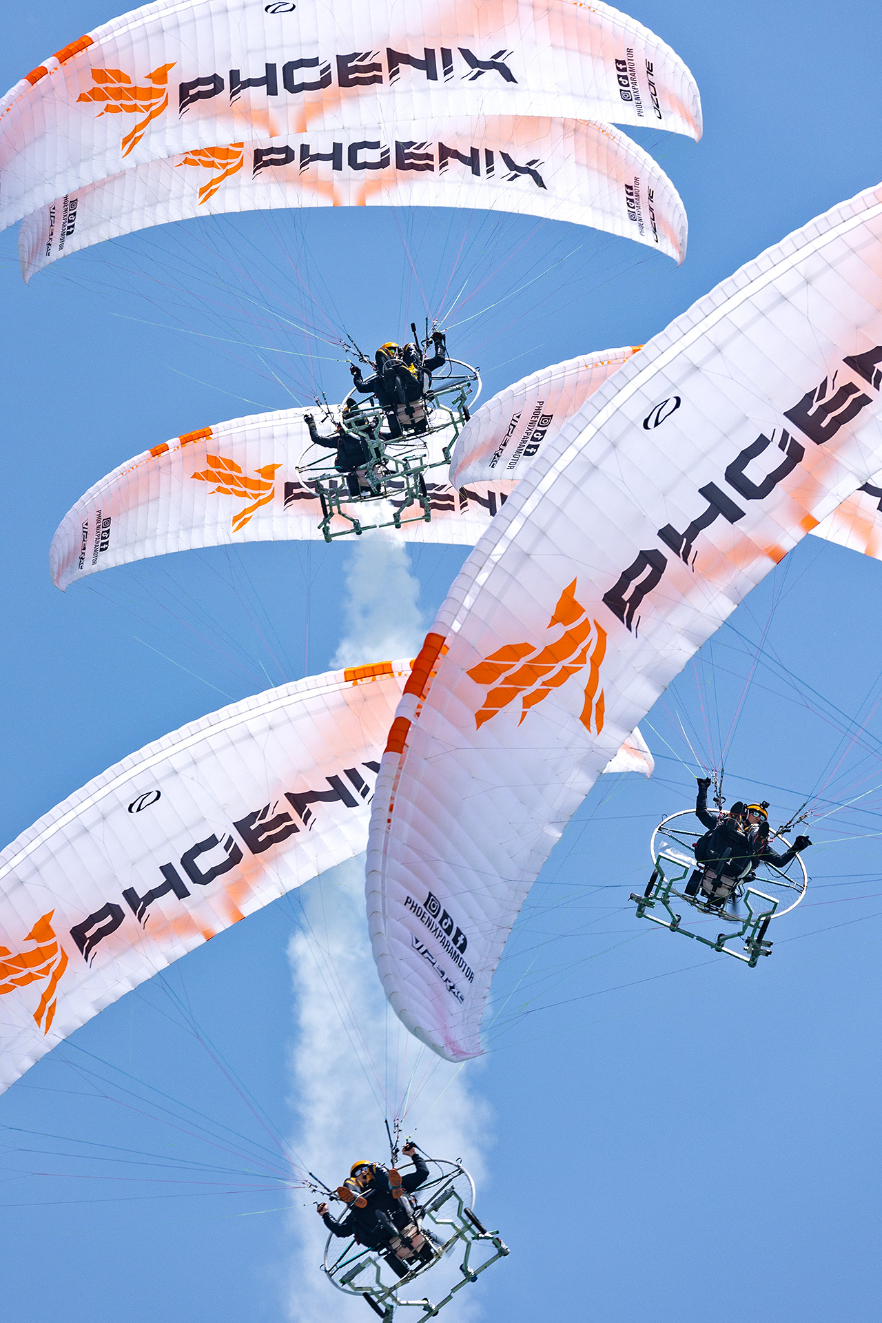 Phoenix Paramotor Display Team in Lusail, Qatar