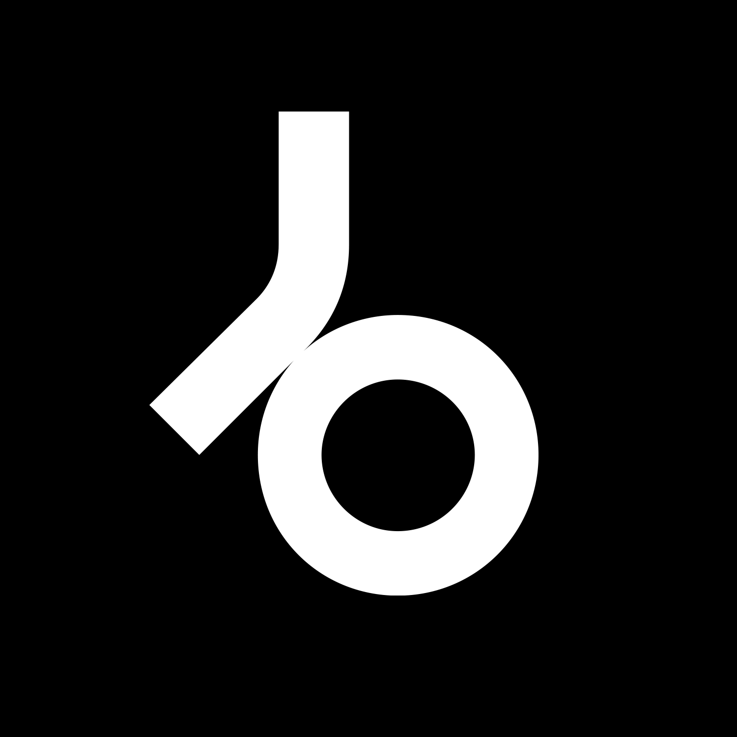 White on Dark Background