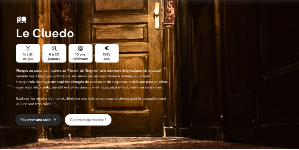 Page du Cluedo
