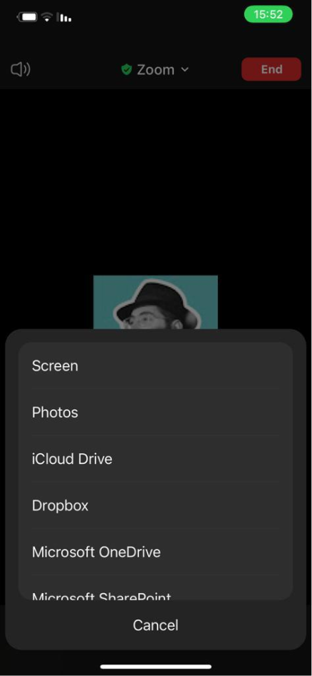 Screen sharing