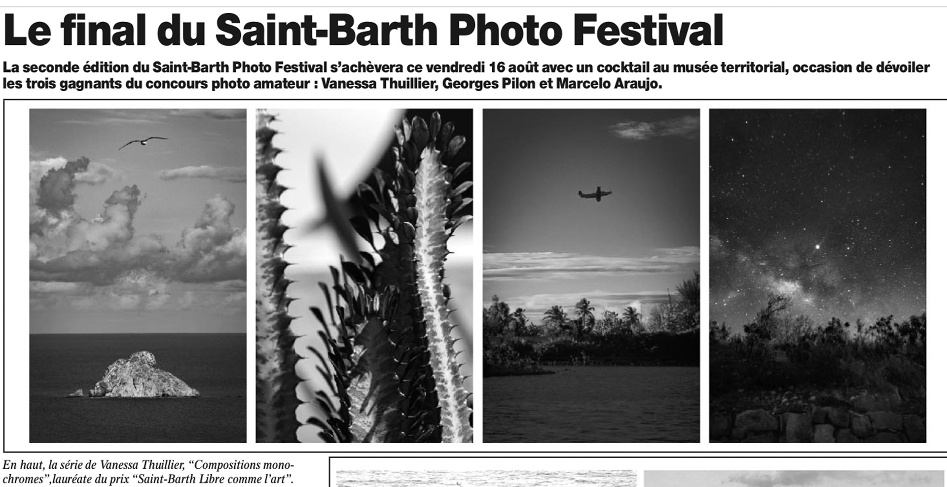 "Journal de St Barth" August 2019