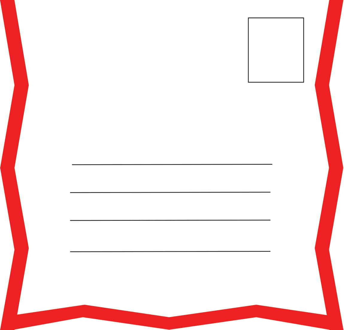 Post card (back)