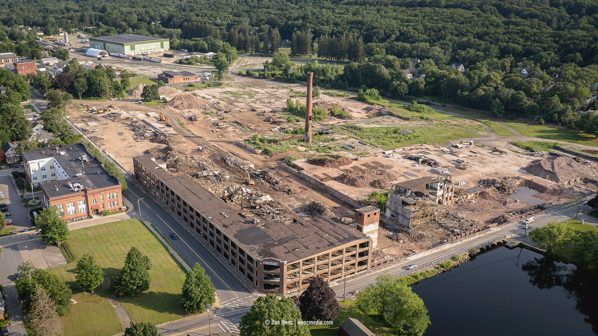 Draper Mill Demolition - Hopedale, Massachusetts