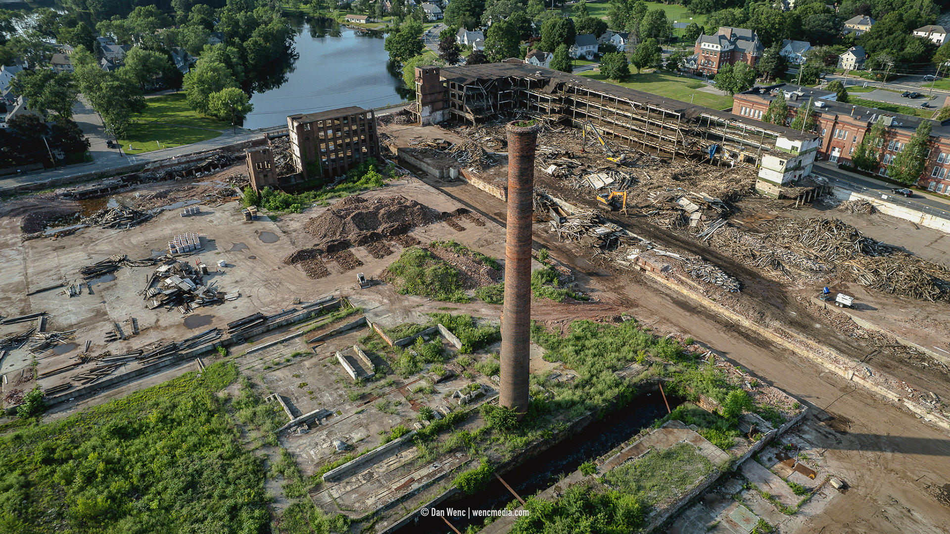 Draper Mill Demolition - Hopedale, Massachusetts