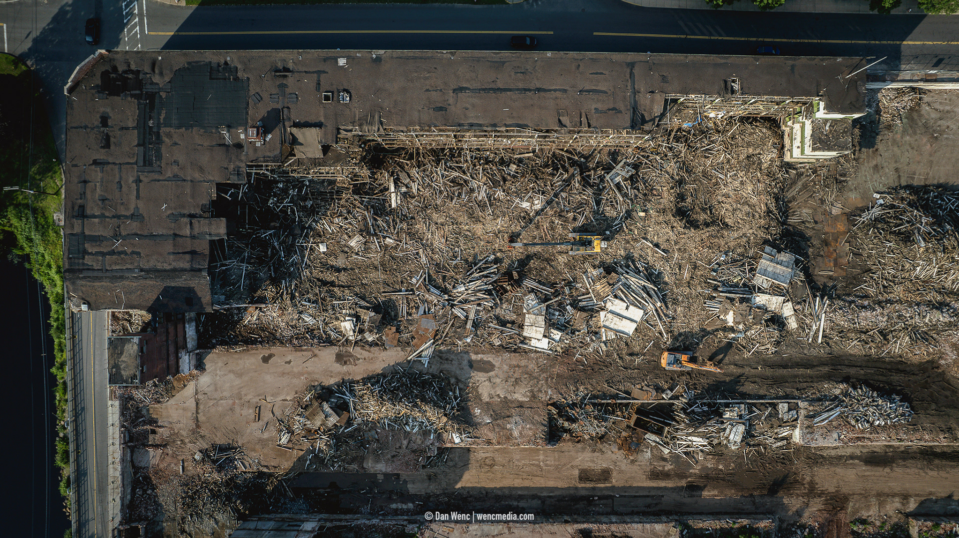 Draper Mill Demolition - Hopedale, Massachusetts