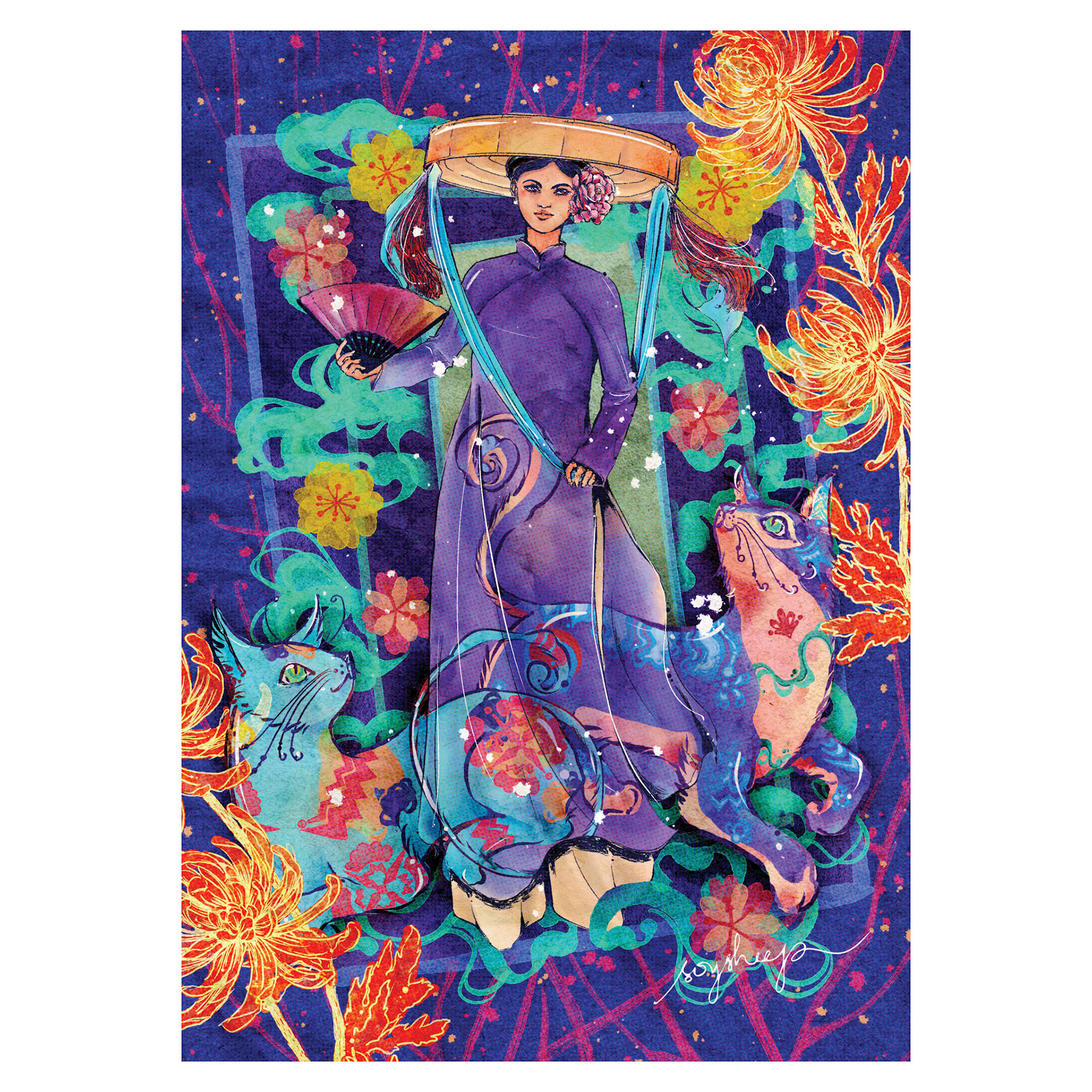 Vietnamese Lunar New Year of the Cats