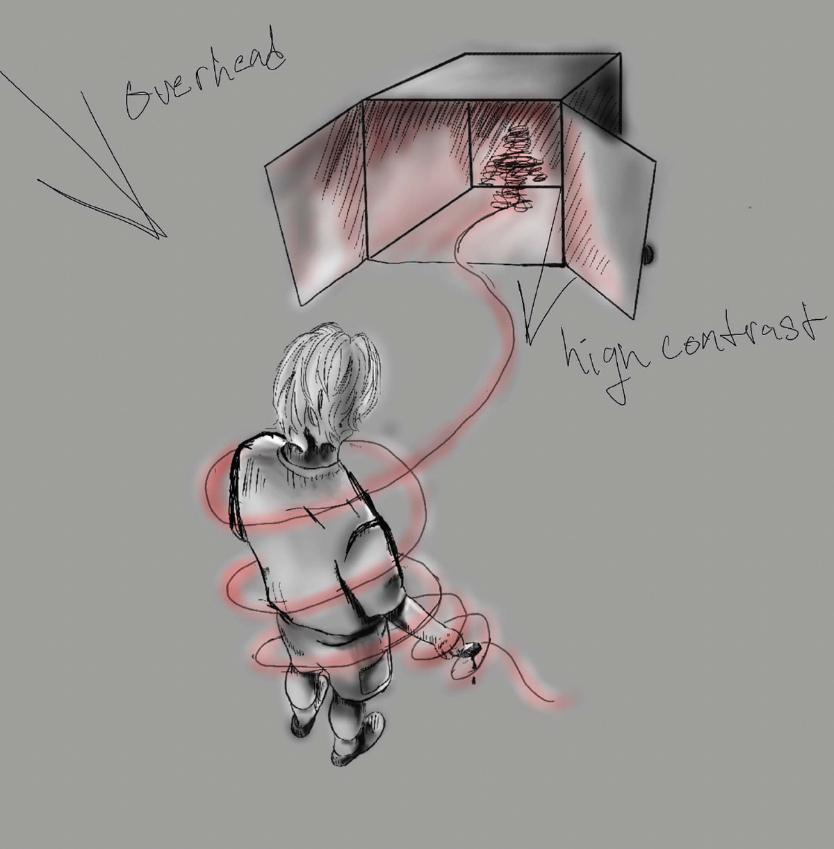 Value study of spot illustration