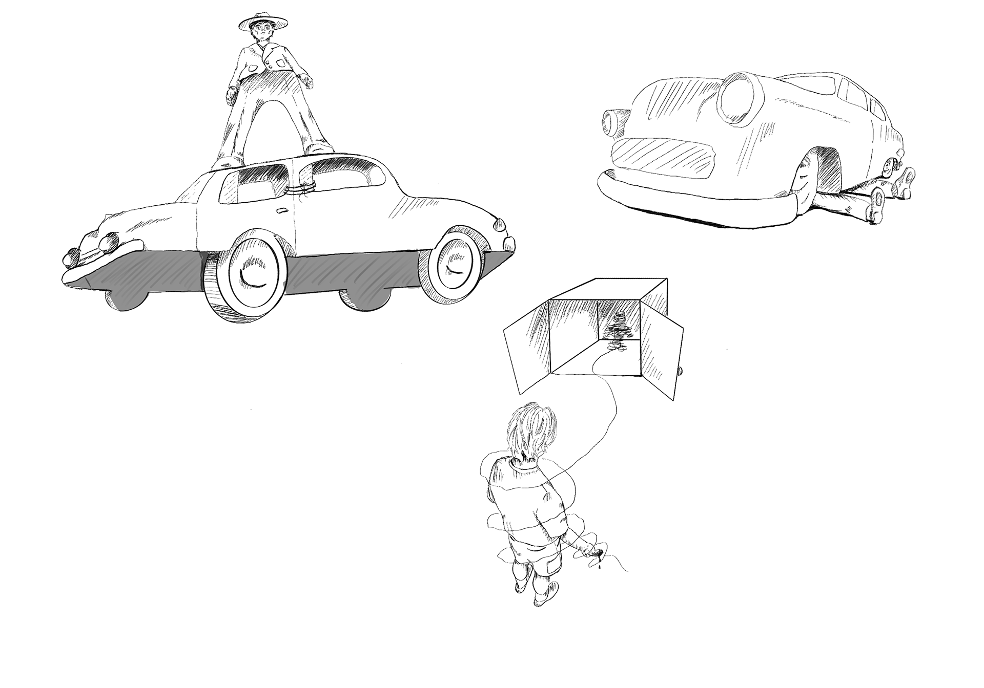 First round of spot illustrations