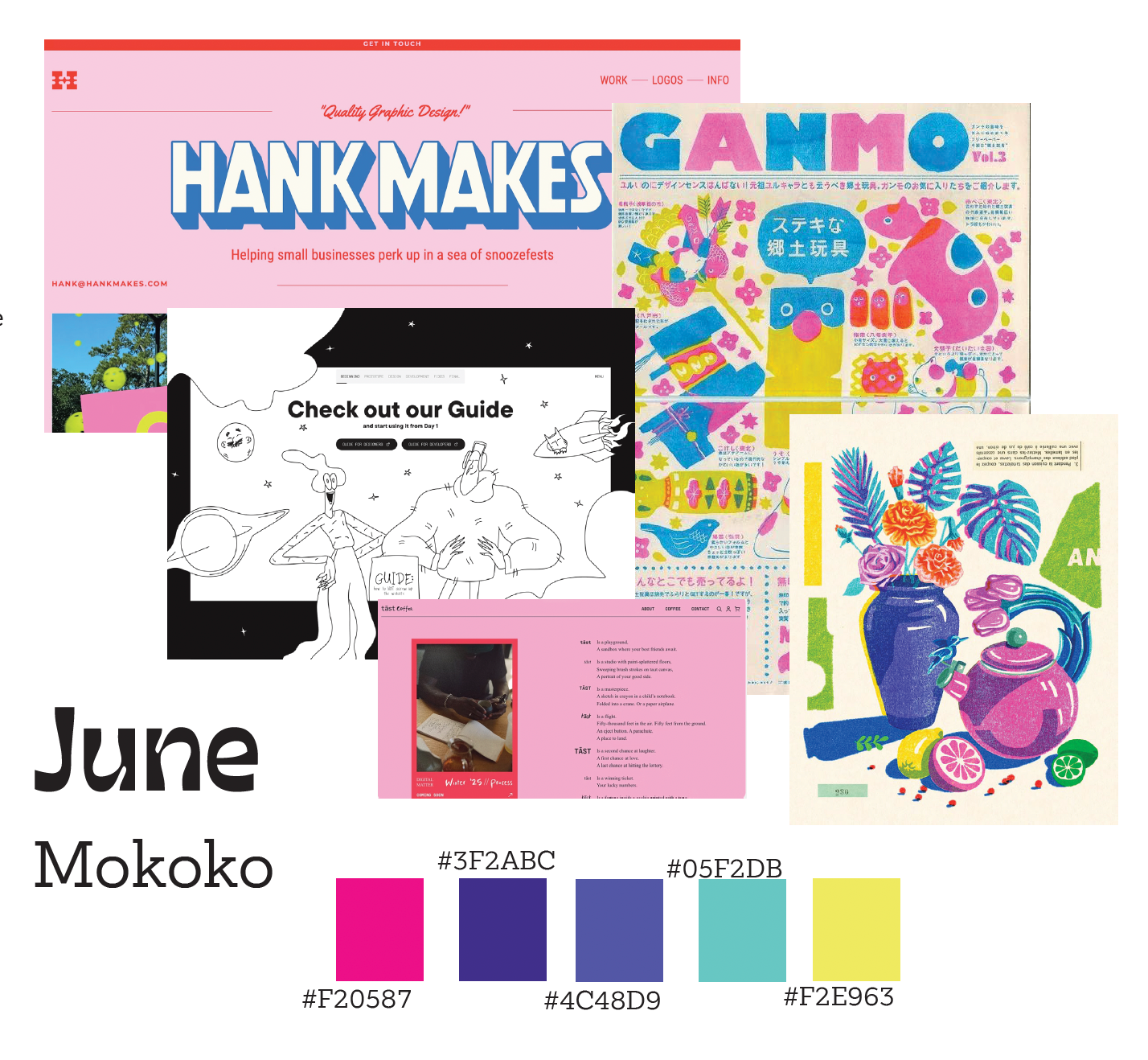 Typography, Colors, and Inspiration