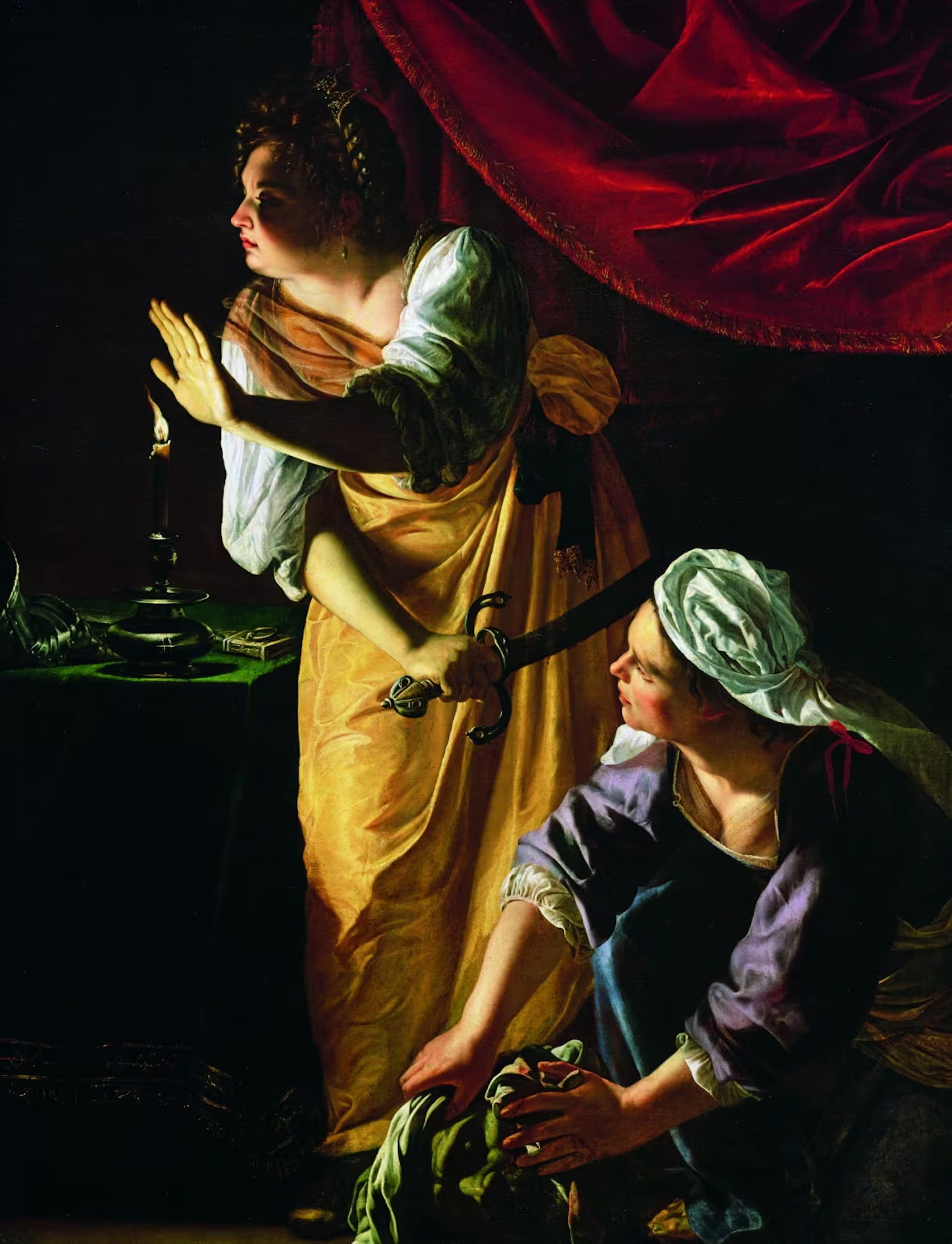 Artemisia Gentileschi, Judith and her Maidservant, 1625–7, oil on canvas.