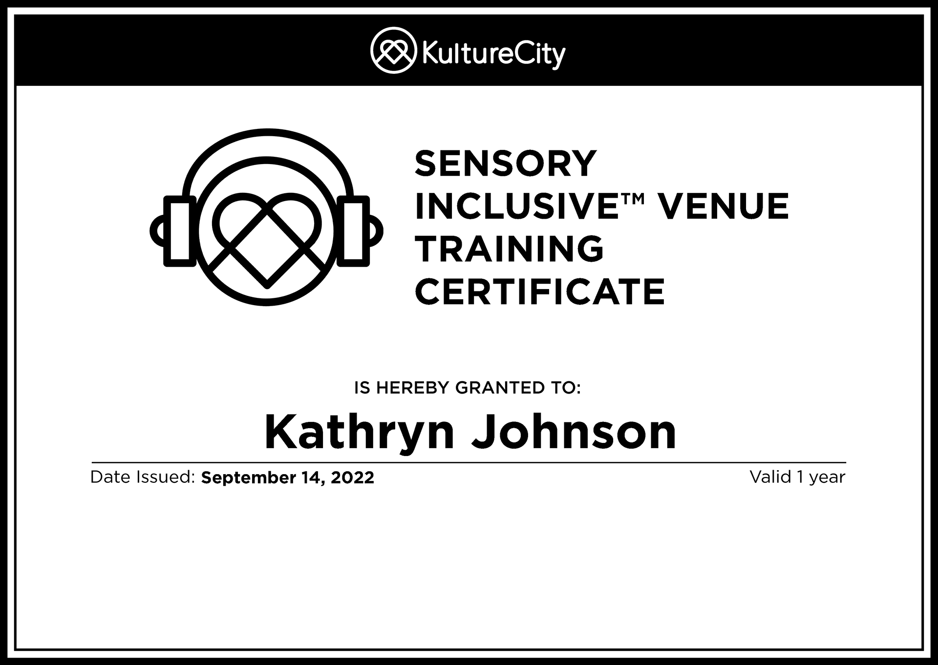 Kulture City Sensory Training