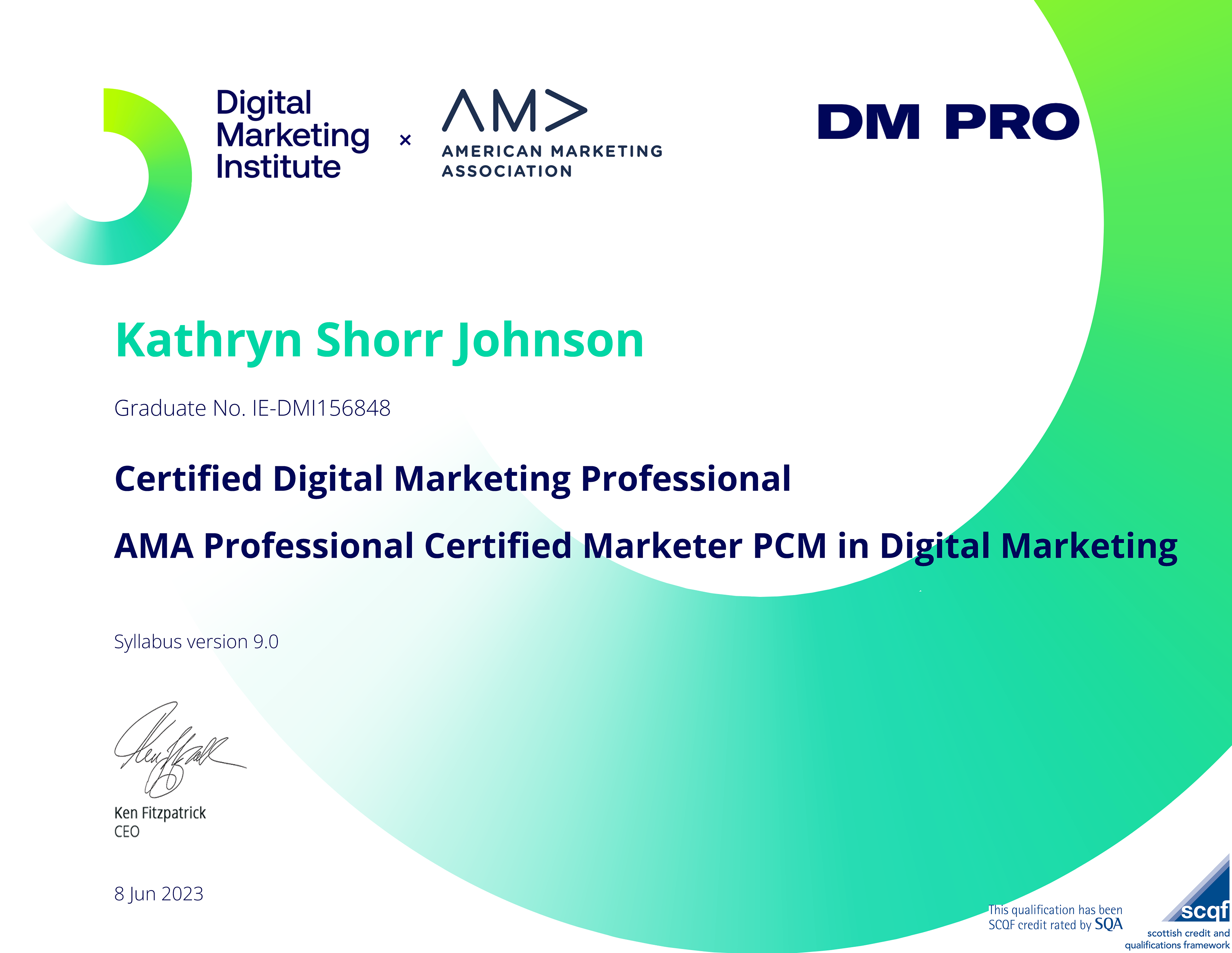 AMA DMI Digital Marketing Professional