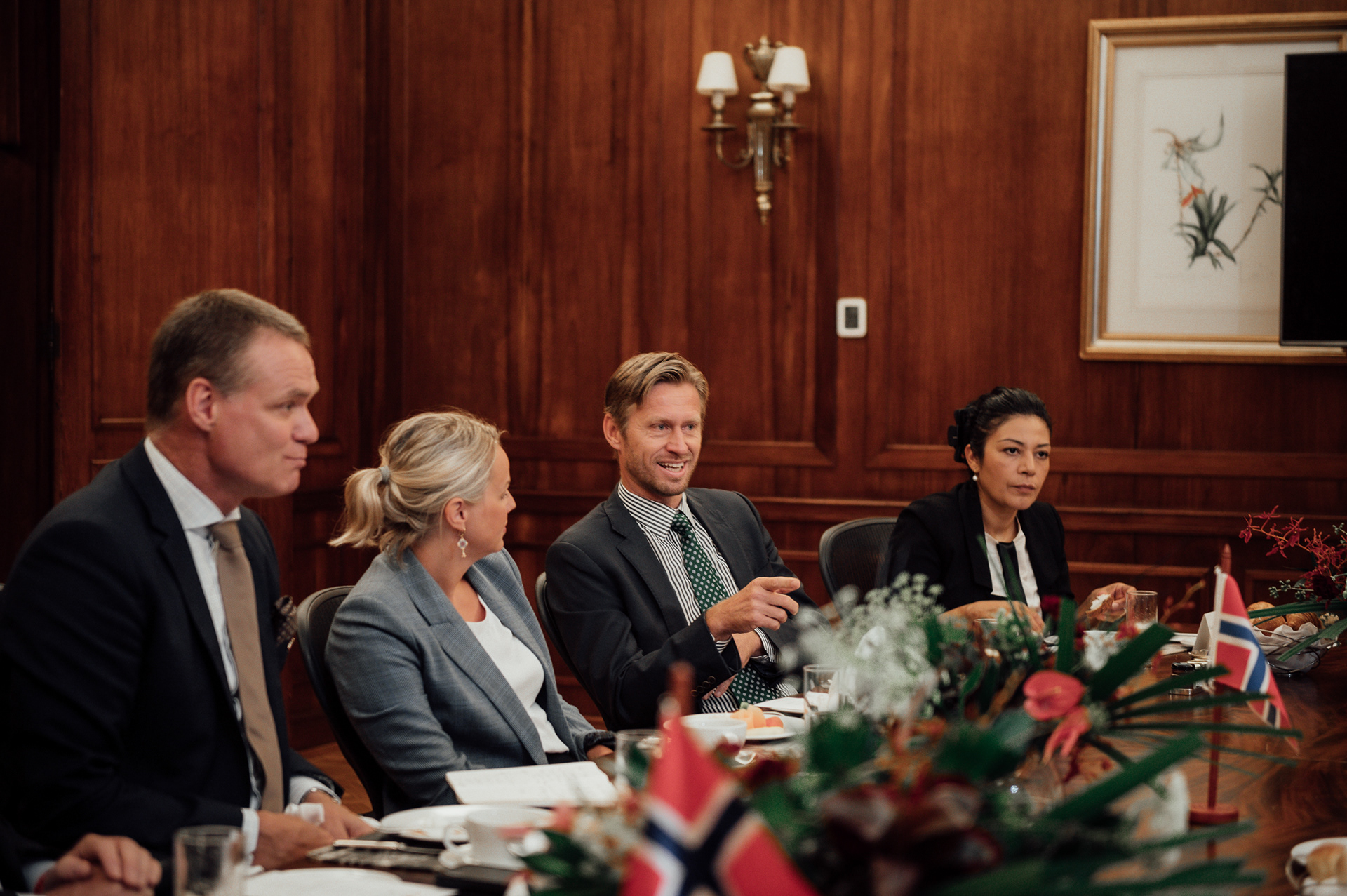 Reunião com Ministra da Noruega no Copacabana Palace