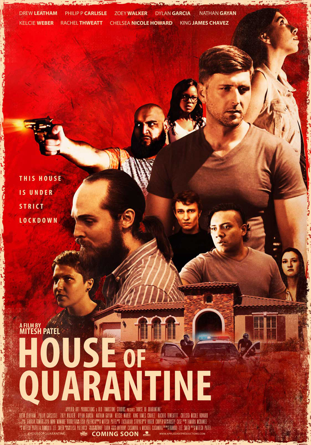House of Quarantine Movie Poster // Applied Art Production & Old Tombstone Studios