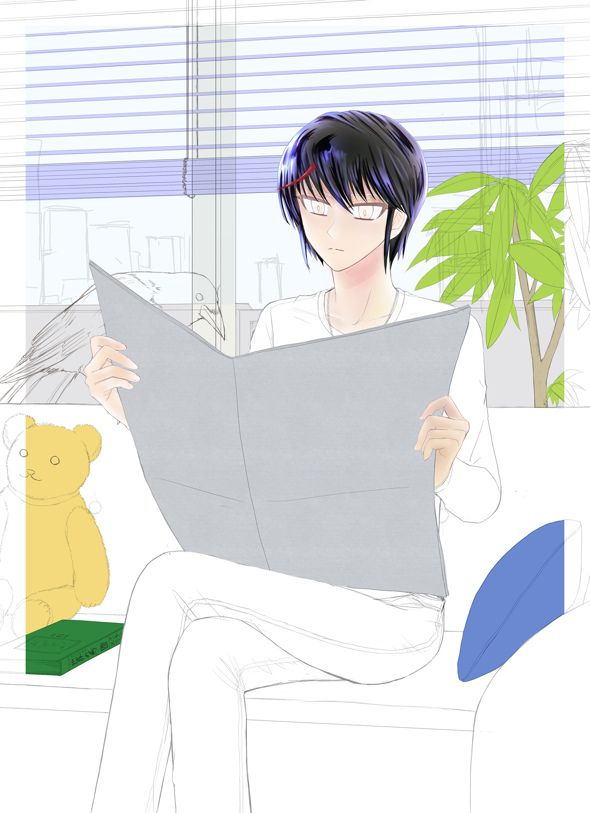 塗り途中
