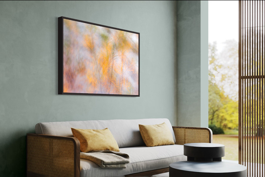 ICM Beach Flowers on Canvas Giclee