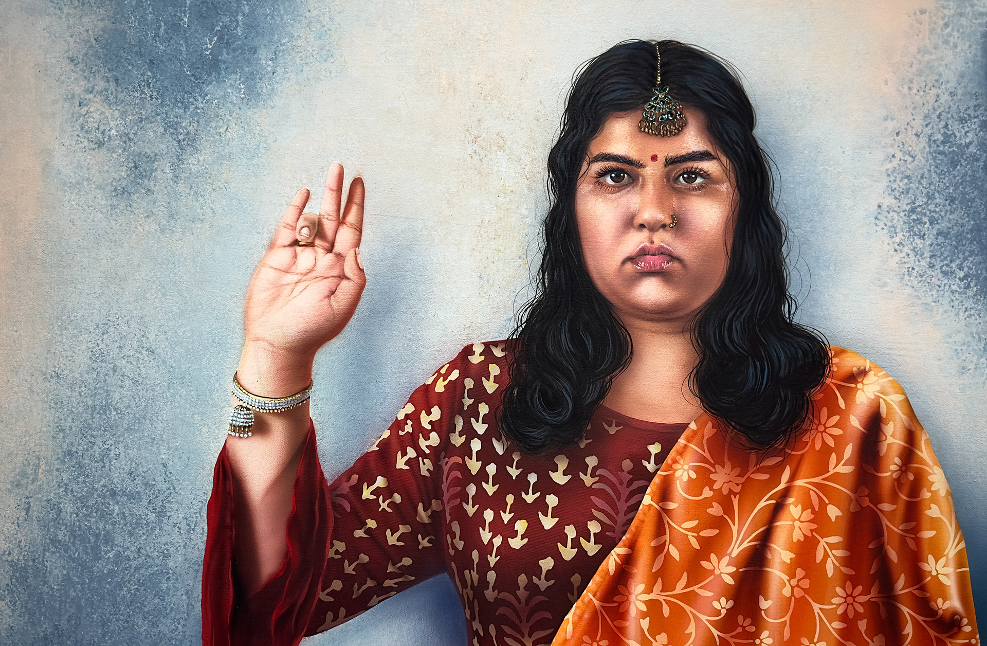 Eyes of Belief, 24 x 36 in.