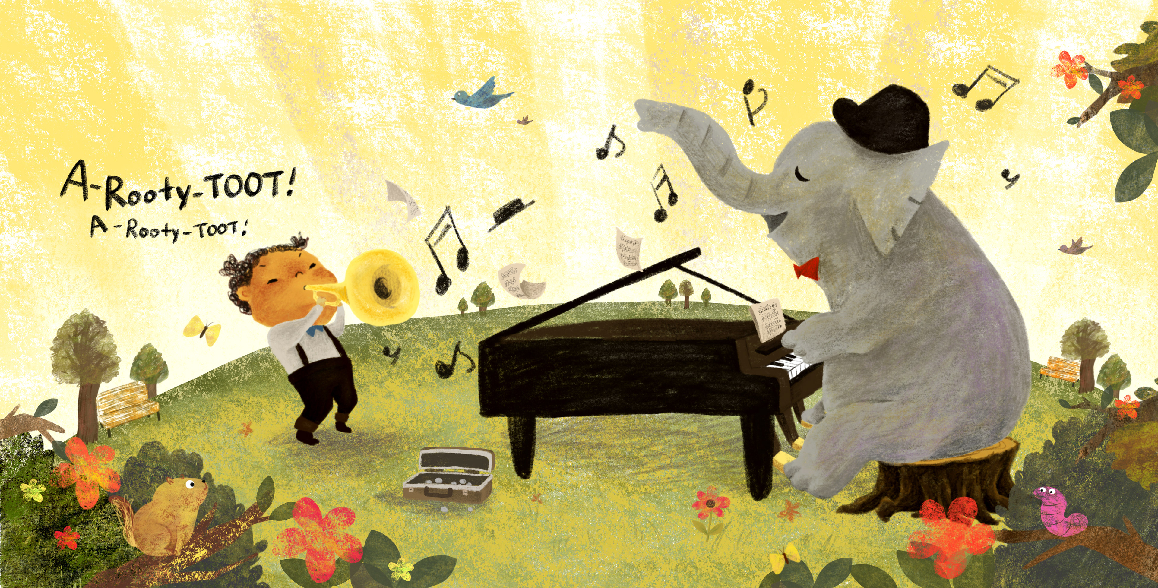 Inner Spread Illustration for Pet Problems written by Zoé Tucker